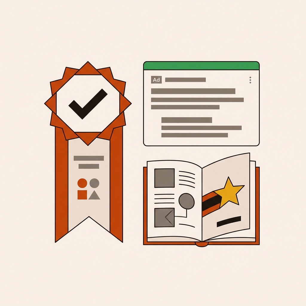 Illustration : Google Ads Search Certification : le guide complet pour décrocher votre badge Skillshop