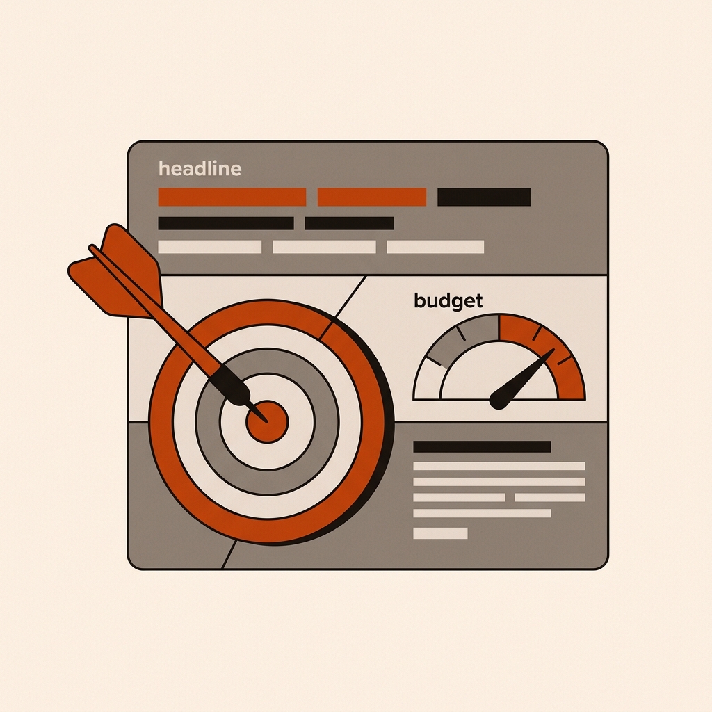 Illustration : 8 erreurs Google Ads que font les débutants — et comment les corriger avant de brûler votre budget